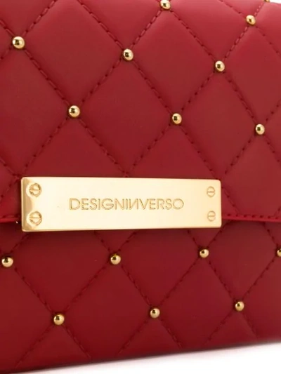 Shop Designinverso Quilted Shoulder Bag - Red