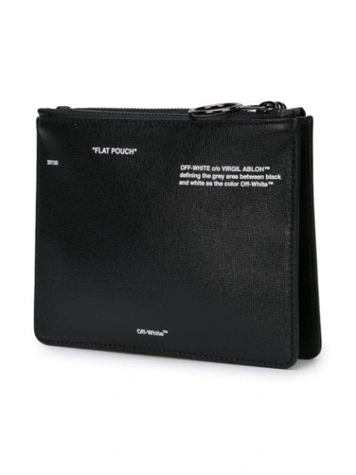 Shop Off-white Diag Double Clutch In Black