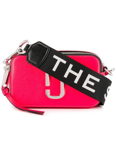 Marc Jacobs The Snapshot Fluoro Leather Camera Bag In Hot Pink ModeSens