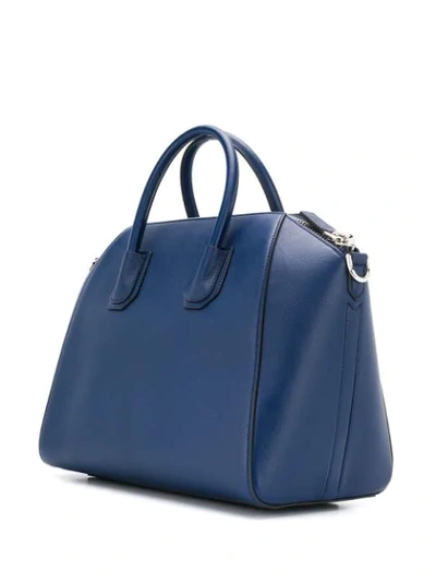 Shop Givenchy Antigona Tote In 433 Royal  Blue