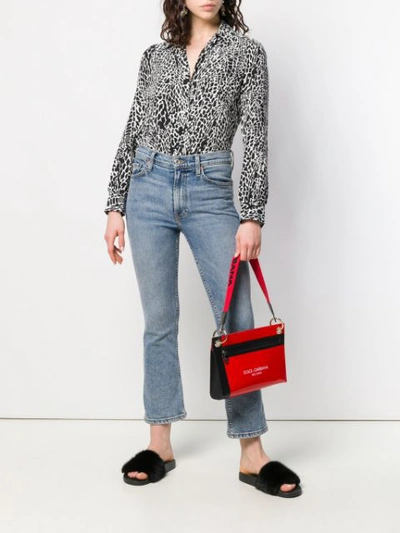 Shop Dolce & Gabbana Slim Clutch Bag In Red