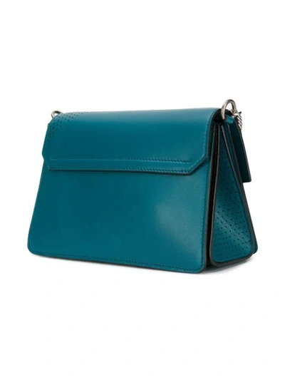 Shop Givenchy Gv3 Small Bag In Blue