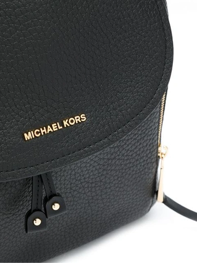 Shop Michael Michael Kors Large Viv Backpack In Black