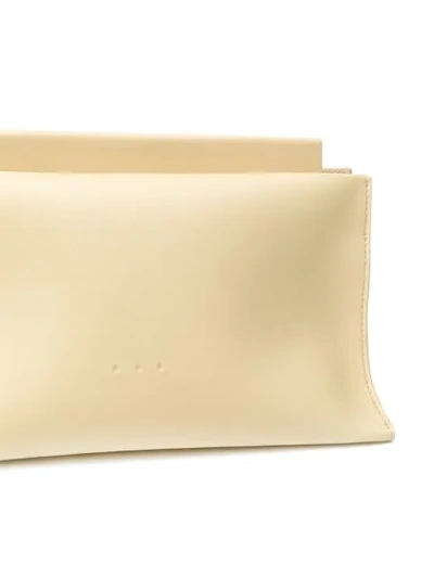 Shop Aesther Ekme Slope Clutch In Yellow