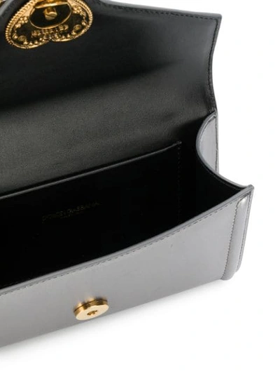 Shop Dolce & Gabbana Devotion Belt Bag In Silver