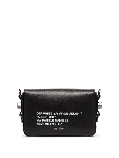 Shop Off-white Mini Arrow-logo Shoulder Bag In Black