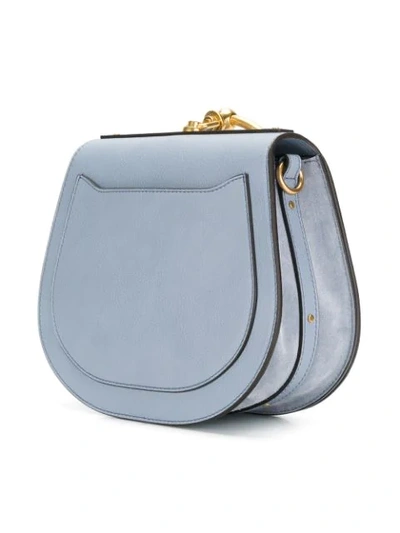 Shop Chloé Nile Medium Bracelet Bag - Blue