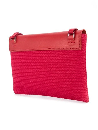 Shop Cabas Contrast Flap Mini Bag In Red