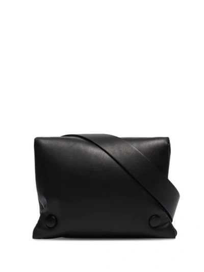 NANUSHKA BLACK TAO PUFFER LEATHER BELT BAG - 黑色