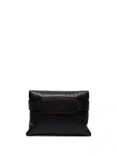 NANUSHKA BLACK TAO PUFFER LEATHER BELT BAG - 黑色