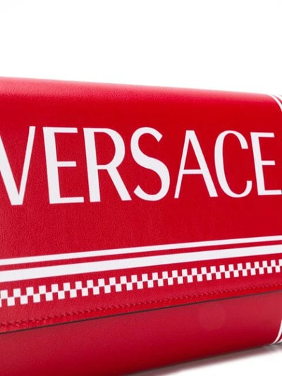 Shop Versace 90's Vintage Logo Wallet In D6tot Red