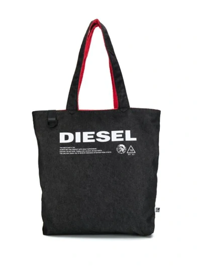 Shop Diesel Reversible Tote Bag In T4331