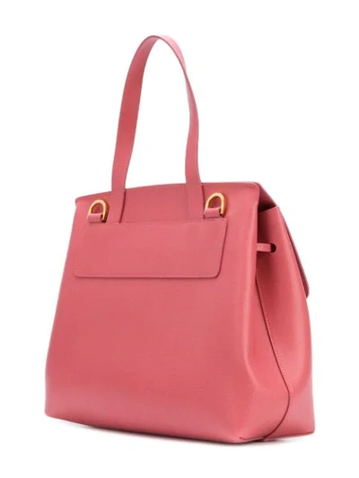 Shop Mansur Gavriel Lady Bag In Pink