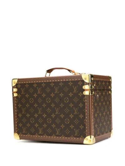 Pre-owned Louis Vuitton Boite Pharmacie Cosmetic Box In Brown