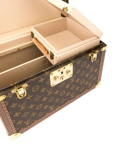 Pre-owned Louis Vuitton Boite Pharmacie Cosmetic Box In Brown