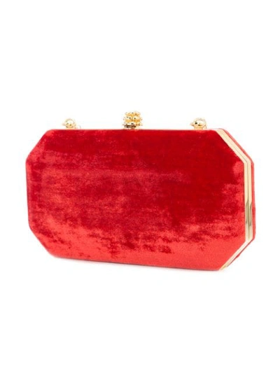 Tyler Ellis Small Perry Clutch In Red