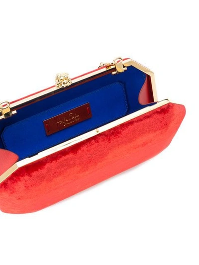 Shop Tyler Ellis Small Perry Clutch In Red