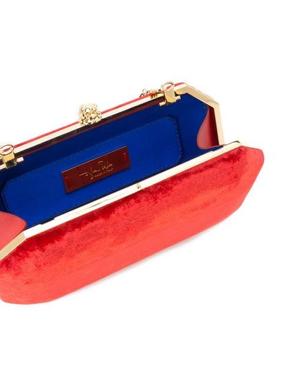 Tyler Ellis Small Perry Clutch In Red