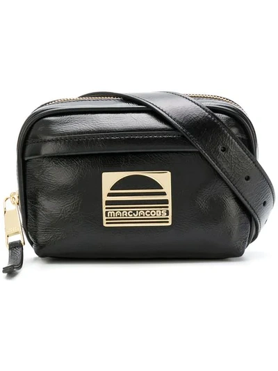 Shop Marc Jacobs Logo Sport Belt Bag In Black