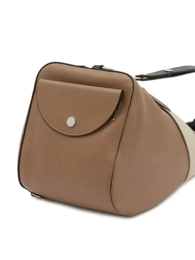 Shop Jw Anderson Wedge Shoulder Bag In Brown