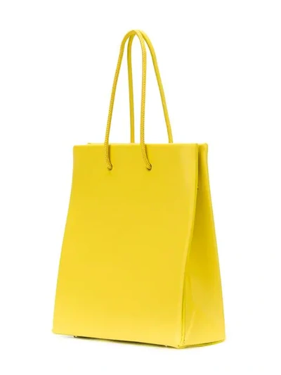 Shop Medea Mini Shopper Tote Bag In Yellow