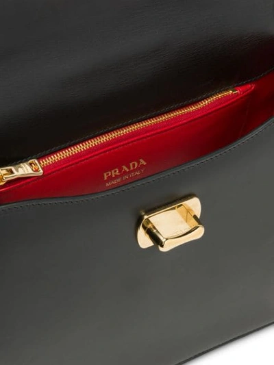 Shop Prada 'belle' Handtasche In Black