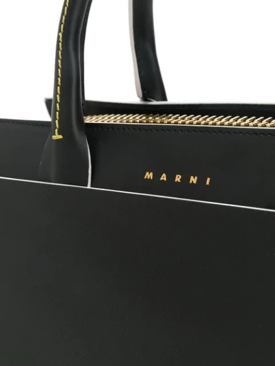 Shop Marni Law Bag In Black