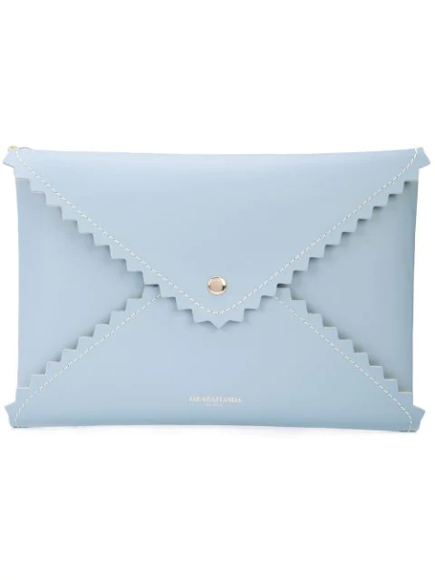 baby blue clutch bag