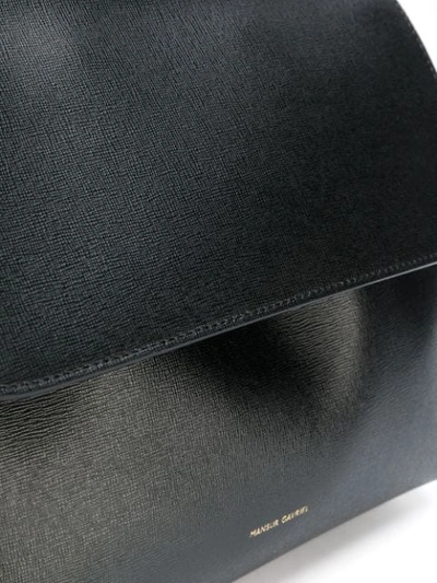 Shop Mansur Gavriel Mini Lady Shoulder Bag In Black