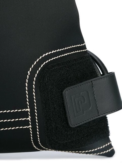 Shop Paco Rabanne Drawstring Backpack In Black