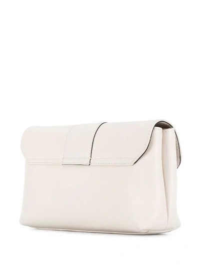 Shop Visone Giselle Clutch Bag In White