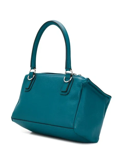 Shop Givenchy Small Pandora Shoulder Bag In Blue