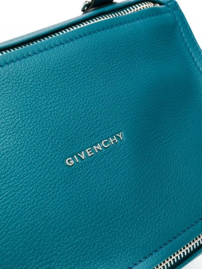 Shop Givenchy Small Pandora Shoulder Bag In Blue