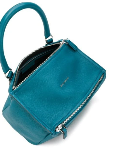 Shop Givenchy Small Pandora Shoulder Bag In Blue