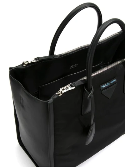 Shop Prada Etiquette Tote Bag - Black