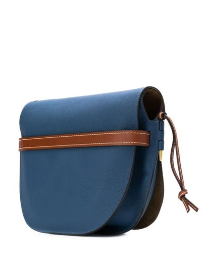 Shop Loewe Gate Shoulder Bag In Blue