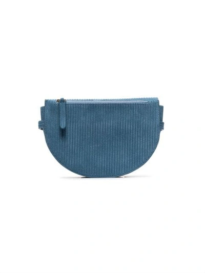 Shop Wandler Dusty Blue Corduroy Belt Bag