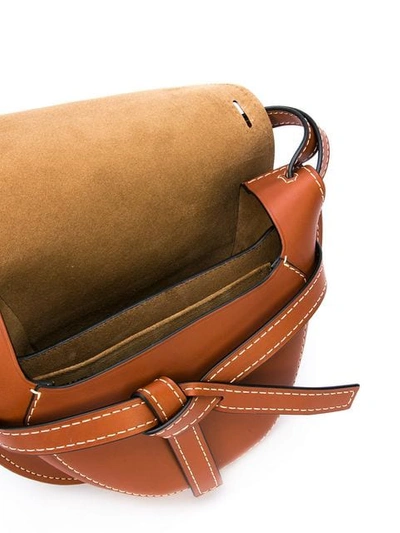 Shop Loewe Saddle Shoulder Bag - Brown