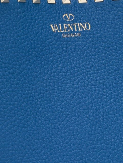 Shop Valentino Rockstud Tote Bag In Blue