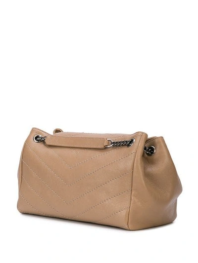 Shop Saint Laurent Nolita Large Shoulder Bag In Brown