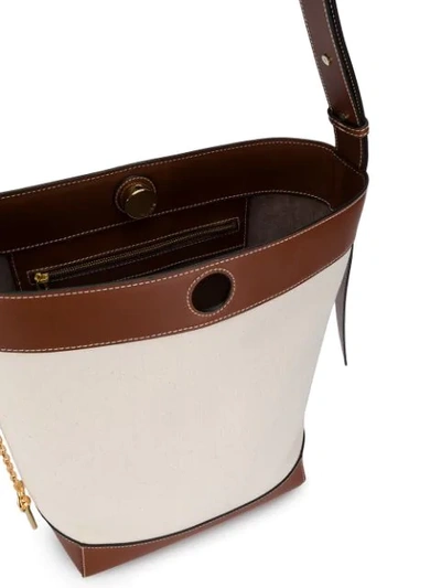 Shop Jw Anderson Calico Key Shoulder Bag In Neutrals