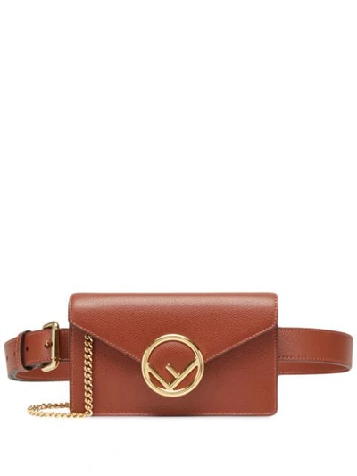 Shop Fendi F Is  Belt Bag In Red