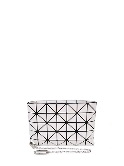 BAO BAO ISSEY MIYAKE FLIPPER ZIPPED CLUTCH - 白色