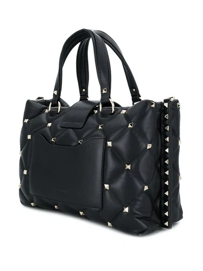 Shop Valentino 'candystud' Handtasche In Black