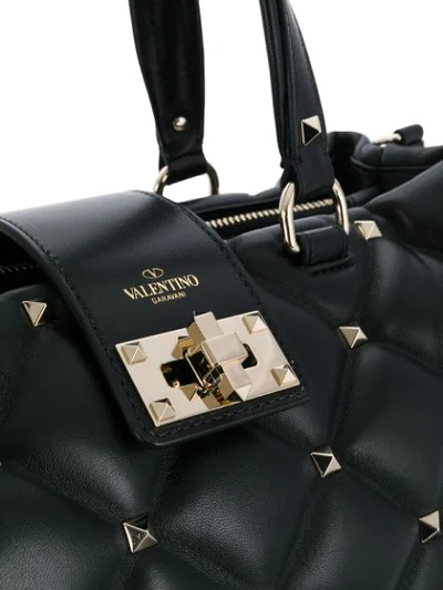 Shop Valentino 'candystud' Handtasche In Black