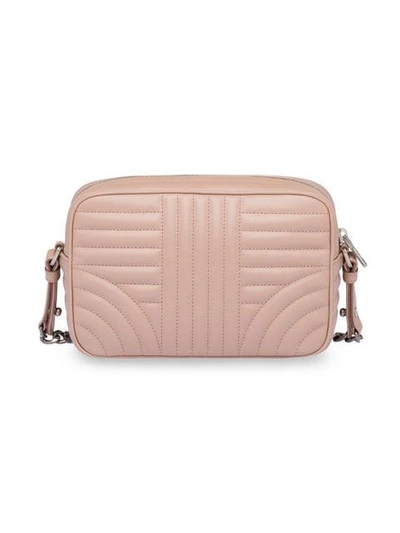 Shop Prada Quilted Camera Bag In Pink