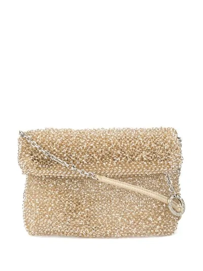 Shop Anteprima Rinascere Wirebag Clutch In Yellow