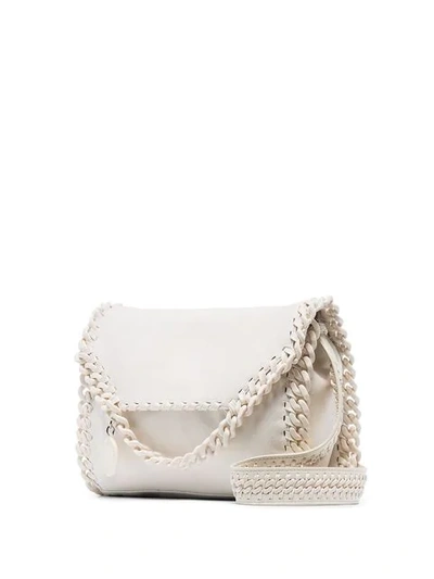 Shop Stella Mccartney Grosse 'falabella' Schultertasche - Nude In Neutrals