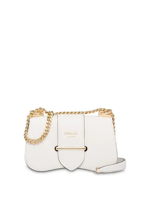 prada sidonie white