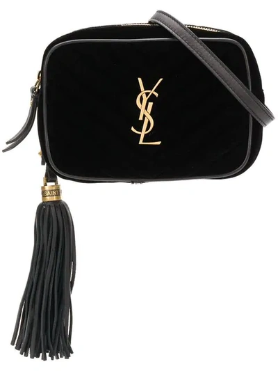 Shop Saint Laurent Lou Belt Bag In Black